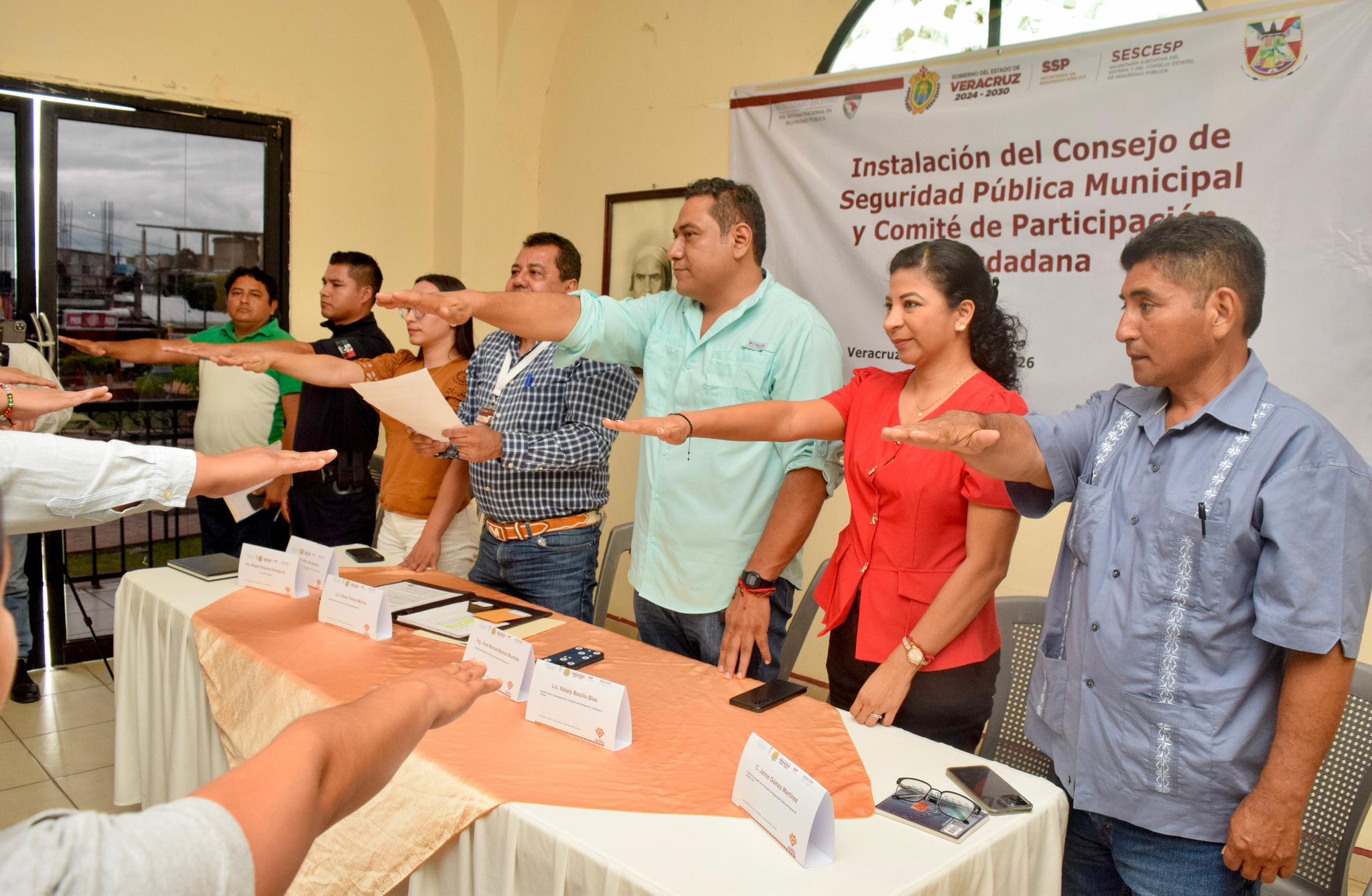 Instalan Consejo de Seguridad en Sayula de Alemán
