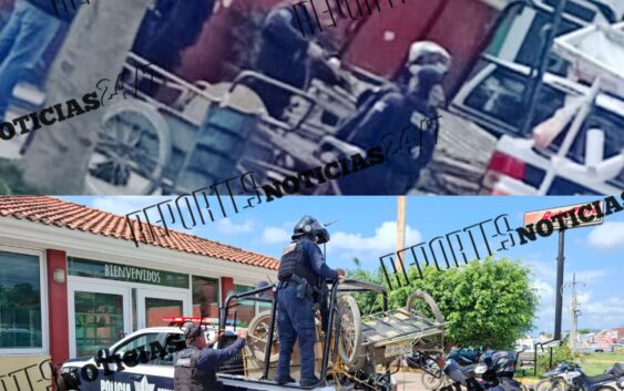 En Poza Rica, policías municipales detienen a dos hombres y les aseguran hasta los triciclos