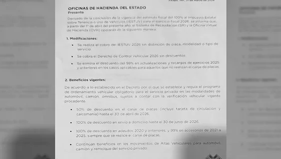 VERACRUZ RESUCITA… PERO LA TENENCIA TAMBIÉN