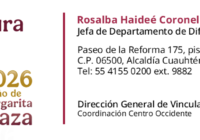 SECRETARÍA DE CULTURA DEL GOBIERNO DEMÉXICO PRESENTA LA CARTELERA NACIONAL