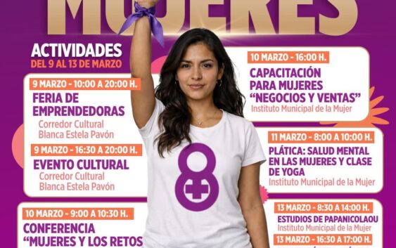 ¡Minatitlán se une a la conmemoración del Día Internacional de las Mujeres! 💜