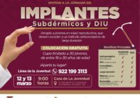 Jornada de Implantes Subdérmicos y DIU en Minatitlán