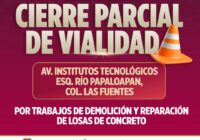 AVISO DE CIERRE VIAL AVISO DE CIERRE VIAL