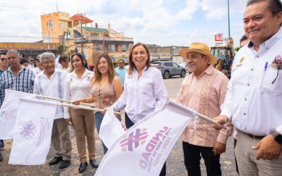 Rocío Nahle moderniza el acceso a Minatitlán con concreto hidráulico