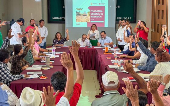 Gobierno de Minatitlán aprueba Plan General de Inversión del FAISMUN 2026