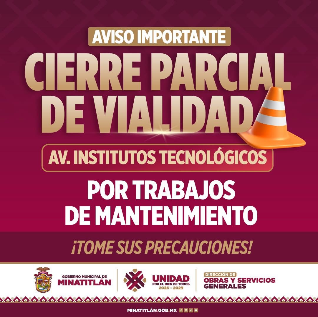 AVISO VIAL 🚧