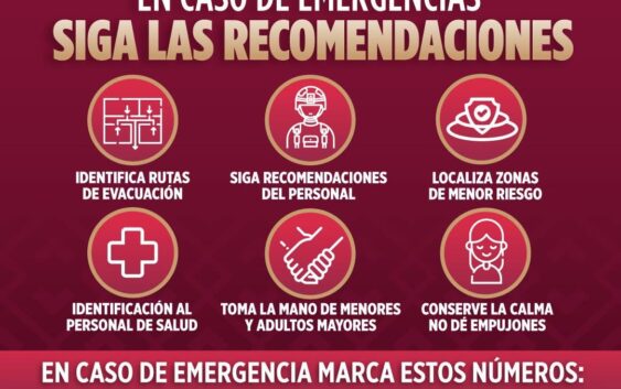 Mantener el orden y cuidar tu seguridad es prioridad del Gobierno de la Unidad.