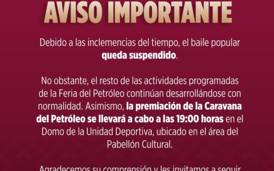 Aviso a la Ciudadania de Minatitlán