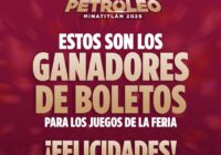 Ya tenemos a las personas afortunadas que disfrutarán de los juegos mecánicos de la Feria del Petróleo Minatitlán 2026. 🎡🎢 Ya tenemos a las personas afortunadas que disfrutarán de los juegos mecánicos de la Feria del Petróleo Minatitlán 2026. 🎡🎢
