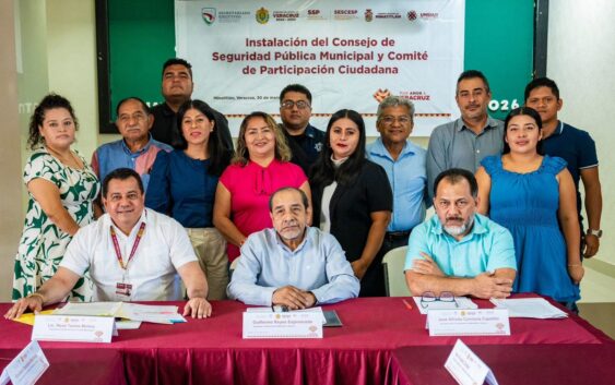 Instalan Consejo de Seguridad Pública y Comité de Participación Ciudadana en Minatitlán