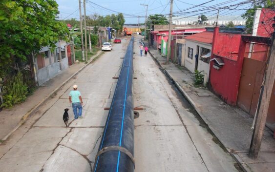 Avanza la construcción del Acueducto La Cangrejera–Coatzacoalcos