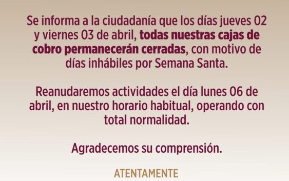 ▪️Aviso a la ciudadanía de Minatitlán▪️