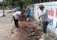 Gobierno Municipal realiza jornadas de limpieza a vialidades