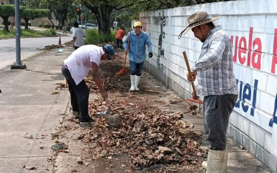 Gobierno Municipal realiza jornadas de limpieza a vialidades
