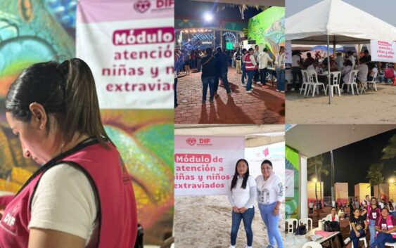 Tres menores extraviados en concierto de Gloria Trevi; dos quedan en resguardo del DIF; 22 atendidos durante la Expo Feria Coatza 2026