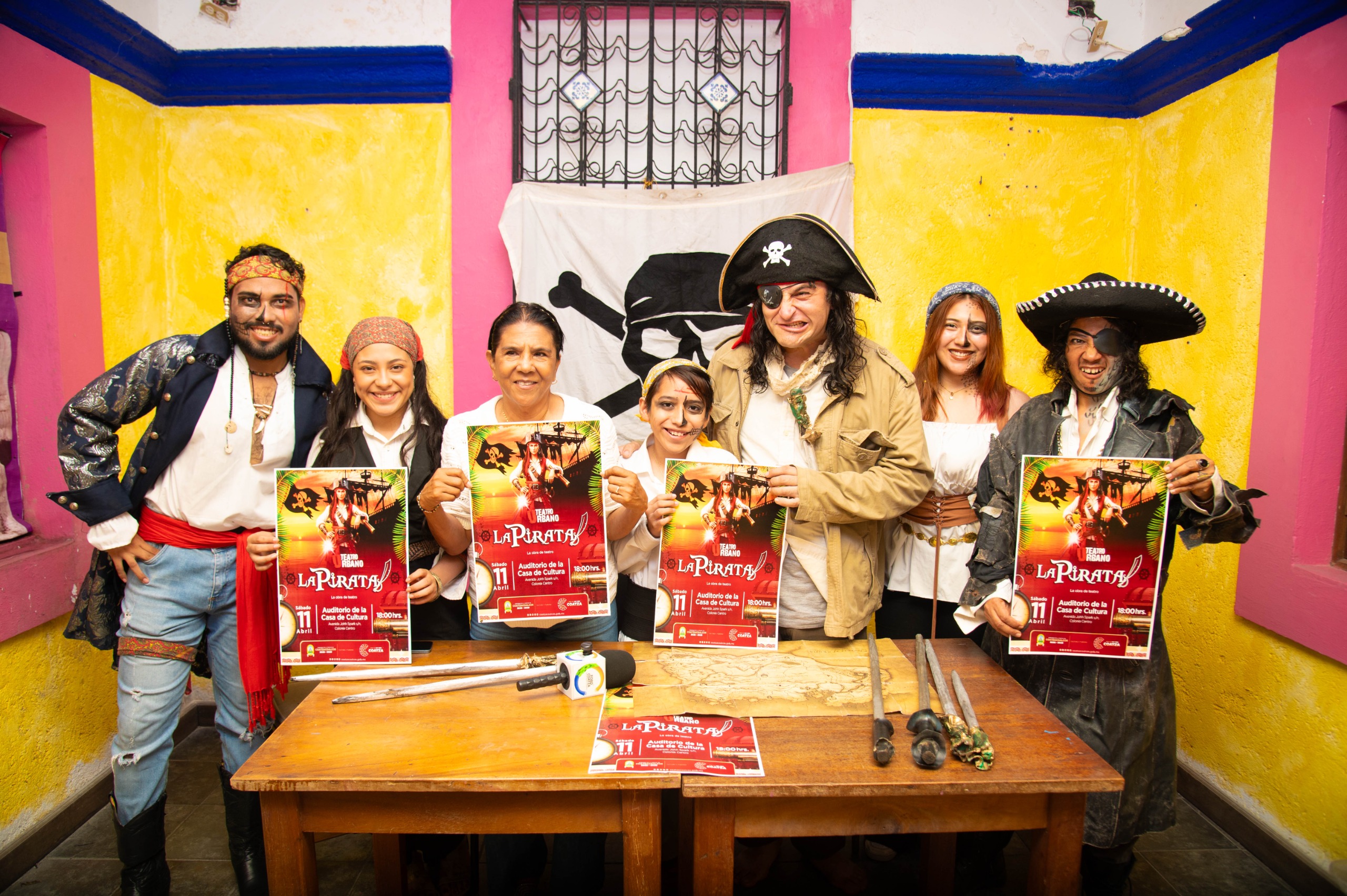Invitan a disfrutar la obra “La Pirata” en Coatzacoalcos este fin de semana