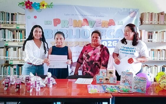 Una primavera llena de lectura, imaginación y aprendizaje en bibliotecas deCosoleacaque