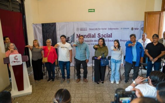 Minatitlán participa en estrategia al Mundial Social 2026
