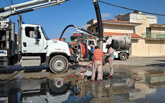 Resultados en 100 días: CMAS logra avance en el mejoramiento de la infraestructura hidráulica y sanitaria