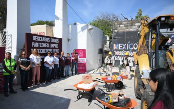 Arranca en Coatzacoalcos programa “Descanso Digno: Panteones Limpios, Recuerdos Vivos”