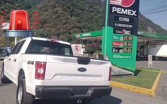 Código rojo: a balazos asesinan a pareja en gasolinera de Río Blanco