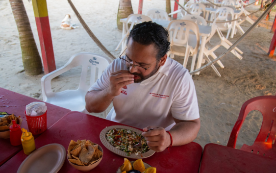 “La playa está limpia”: supervisa Pedro Miguel Rosaldo la costa de Coatzacoalcos ante inicio de la Semana Santa 2026