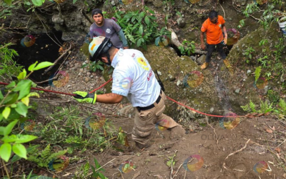 Muere un hombre caer a un barranco en el municipio de Tlaltetela.