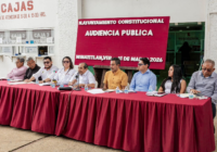 Guillermo Reyes Espronceda encabezó la Primer Audiencia Pública