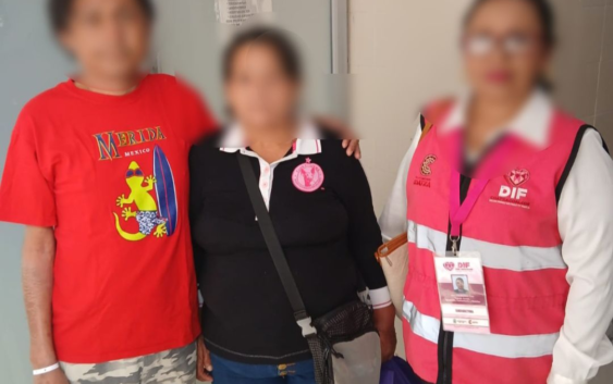 Respuesta ciudadana y apoyo de la Presidenta del DIF Coatzacoalcos, logran que joven en situación de calle vuelva a casa