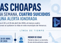 Las Choapas: una semana, cuatro suicidios y una alerta urgente de atender.