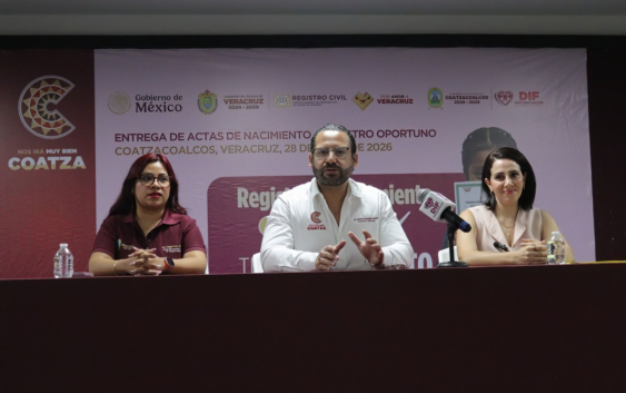 DIF Coatzacoalcos concluye “Registro Oportuno”; 111 menores recibieron su acta de nacimiento