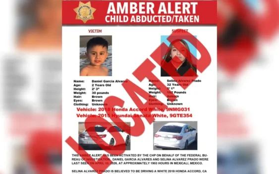 Rescatan a niño de 2 años secuestrado en Mexicali, BC; detienen a su madre, también acusada de homicidio