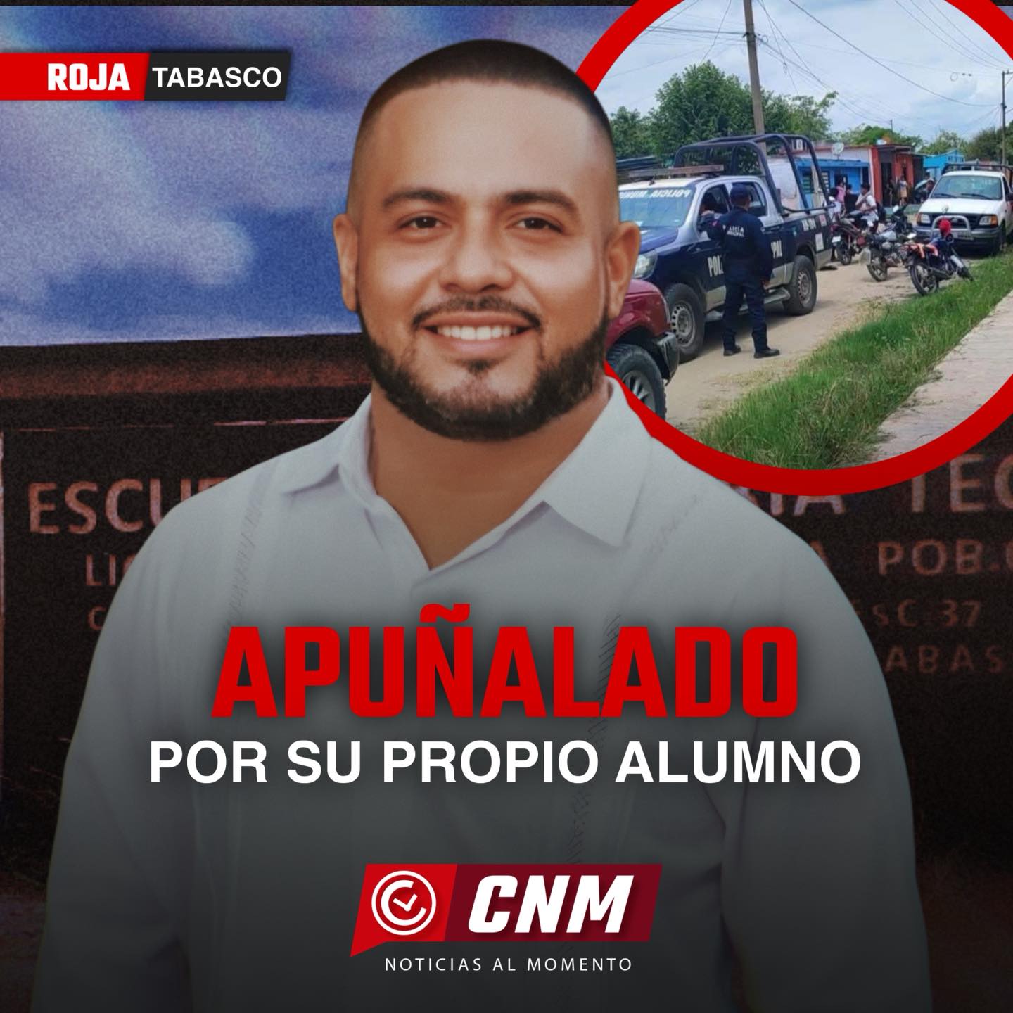 ALUMNO APUÑALA A SU MAESTRO POR NO ACEPTARLE TAREAS ATRASADAS