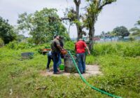 REALIZAN SEGUNDA ETAPA DE LIMPIEZA EN “LOS POSITOS” DEL BARRIO TERCERO EN OLUTA