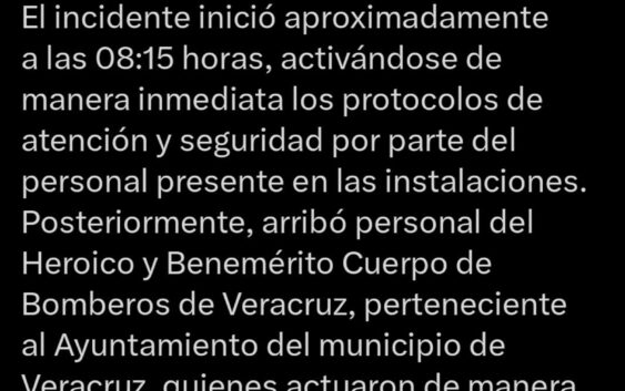 VERSION DE Secretaría de Marina EN NUEVO INCENDIO EN LA NAUTICA VERACRUZ
