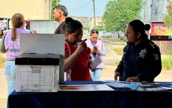 Refuerzan acciones de prevención mediante módulos informativos en colonias prioritarias
