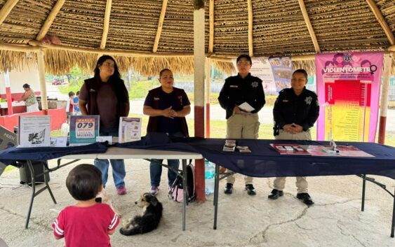 Refuerzan Seguridad y Prevención para Mujeres en Ejidos de Coatzacoalcos