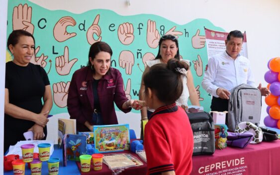 Primaria Vicente Guerrero se suma al programa de canje de juguetes bélicos del CEPREVIDE