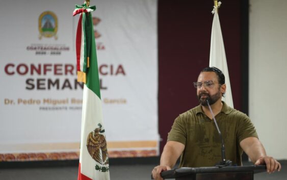 “Tengan confianza”: informa Pedro Miguel Rosaldo detenciones y avances en materia de seguridad