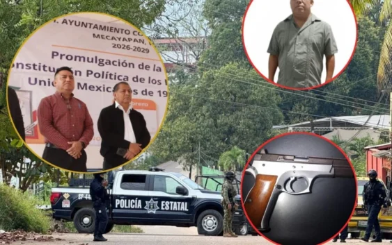 Detienen a director de Seguridad Pública de Mecayapan por presunta portación irregular de arma de fuego