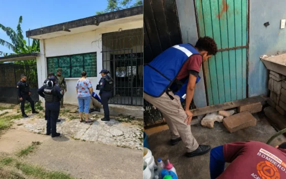 DIF resguarda a menor hallado encerrado dentro de una vivienda en Acayucan
