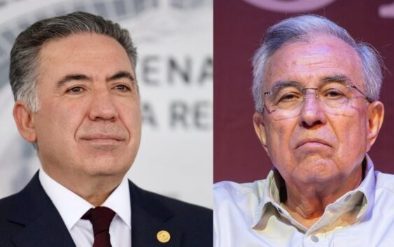 Enrique Inzunza se reúne con Javier Corral en Country Club de Culiacán
