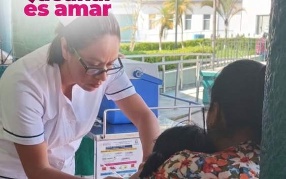 Participa IMSS Veracruz Sur en Semana Nacional de Vacunación 2026