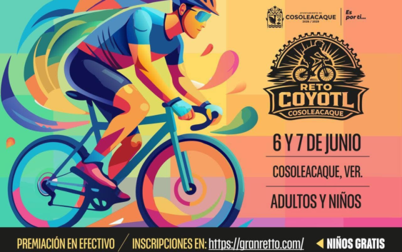“Reto Coyotl Cosoleacaque 2026” con atractiva bolsa de premios en efectivo: Cosoleacaque