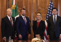 Sheinbaum recibe en Palacio Nacional a Secretario del Departamento de Seguridad Interior de EU; acuerdan continuar colaboración