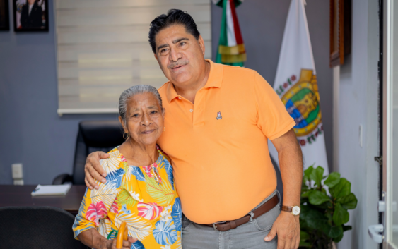 ENCABEZA ALCALDE JESÚS MANUEL GARDUZA SALCEDO JORNADA DE ATENCIÓN CIUDADANA EN OLUTA