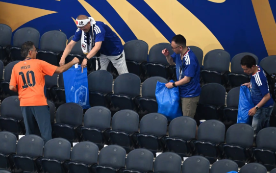 Aficionados de Japón lo Hacen de Nuevo: Limpian Estadio Tras Partido en el Mundial