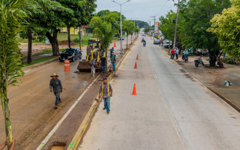 Oluta transforma Boulevard Morelos con áreas verdes