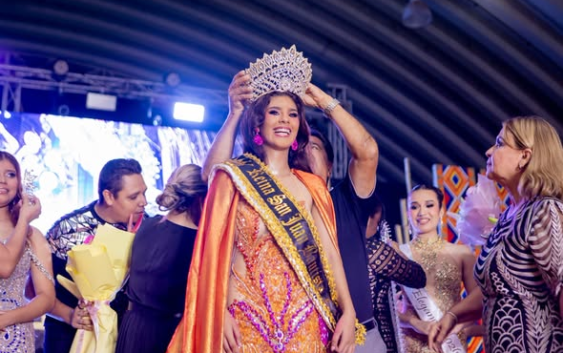 Inician Fiestas Patronales en Oluta 2026 con la coronación de Isabela Alarcón como Reina de la Feria