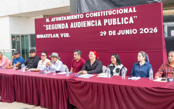 Guillermo Reyes Espronceda encabezó la Segunda Audiencia Pública sobre Servicios Públicos Municipales
